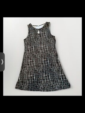 Nuu Muu  Athleisure Dress Keyhole Neckline RAIN Brown Pocket Sz M